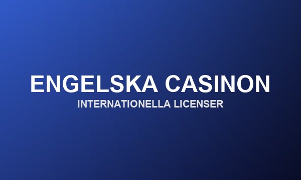 Engelska casinon utan svensk licens